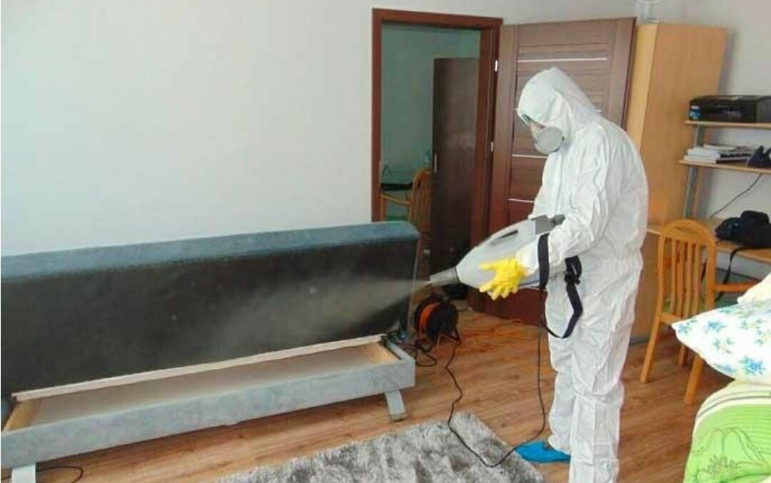 ФОТО Уничтожение блох в районе станции метро Коммунарка