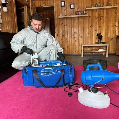 ФОТО Дератизация в районе станции метро Коммунарка