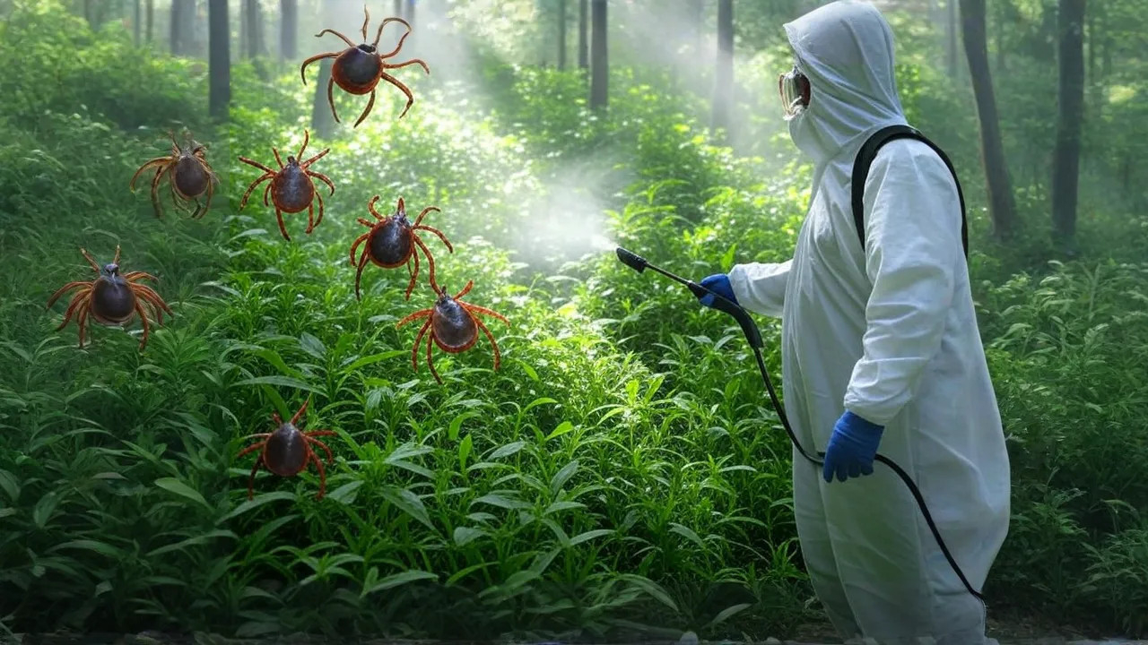 фото: Обработка от клещей в районе станции метро Коммунарка и области